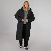 Bench Veste Imperméable Longue Elli Femme Noir