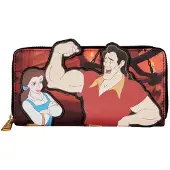 Loungefly Disney Beauty and the Beast Villains Gaston Scene portefeuille