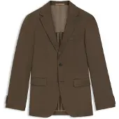 BOSS Veste Regular en laine vierge et laine texturée