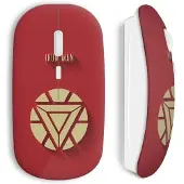 MANIACASE Souris sans fil iron man logo