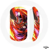 MANIACASE Souris Sans Fil - - Tanjiro Kimetsu no Yaiba - Orange - USB - Compatible Mac et PC