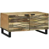 vidaXL Table basse - 80 X 50 X 40 Cm, Bois de manguier massif Lumarko !