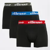 Ellesse lot de trois boxers Homme Bleu/rouge/kaki