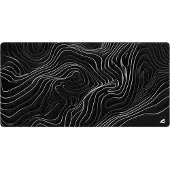 Sharkoon SKILLER SGP40 Mouse Mat (D15), Tapis de souris, Blanc, Noir