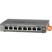 Netgear GS108E Lot de 2