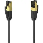 Hama Câble réseau CAT-8, 40 Gbit/s, blindé S/FTP, ss halogène, 0,50 m