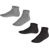 Falke Chaussettes 'Happy' gris chiné / noir