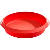 Lékué Moule à Manque Ronde 24 cm rouge