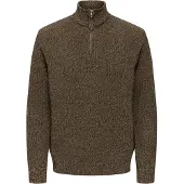 Only & Sons Pull-over 'ONSJoin' marron chiné