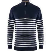 Mexx Pull-over bleu marine / blanc naturel