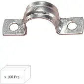 WOLFPACK Metallic 2 16mm Silver Galvanized Staples Argenté Enfants