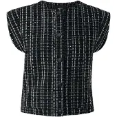 Mexx Cardigan noir / blanc
