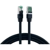 EFB Elektronik MK6001.20B RJ45 Patchkabel S/FTP, Cat.6A, LSZH, 20m, schwarz