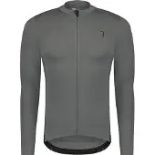 Bbb Hommes, Maillot de cyclisme, Essence LS (3XL, L, M, S, XL, XXL), Gris, XXL, 3XL, S, M, XL, L