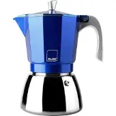 Ibili Elba Blue Machine à espresso 6 tasses Argent One Size / EU Plug 220V Argent One Size
