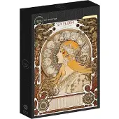 Grafika Puzzle Alphonse Mucha - La Plume, 1896-97 - 1000 pièces