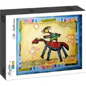 Grafika Kids Puzzle Anne Poiré &amp; Patrick Guallino - Précieuse Chevauchée - 200 à 499 pièces