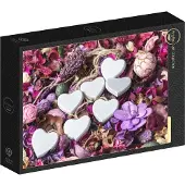 Grafika Puzzle Love - White Hearts - 500 à 999 pièces