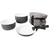 Bo Camp Faitout Trekking 5delig Keramische Coating - Gris