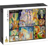 Grafika Puzzle Robert Delaunay - Collage - 2000 pièces