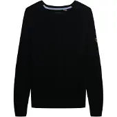 Superdry Femme Pull en Maille Torsadée Décontracté Black Taille: 40