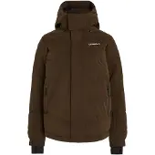 O'Neill Veste de sport 'Cruz Hybrid' brun foncé / noir / blanc