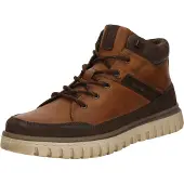 Bugatti Bottines à lacets cognac / brun foncé