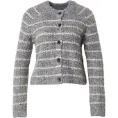 Vero Moda Cardigan 'VMAwesome' beige / gris foncé