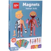 APLI Kids APLI - Tableau magnétique du corps humain 63 pièces
