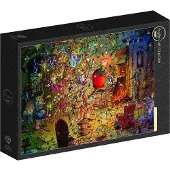 Grafika Puzzle , "La Sorcière", 1000 pièces, illustration de François Ruyer, fabriqué en carton