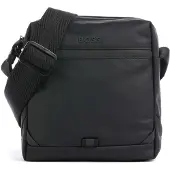 BOSS Sac reporter en similicuir avec détails réfléchissants