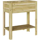 vidaXL Support de Plante Marron 85 x 46 x 94 cm Pin imprégné