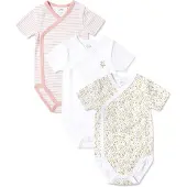 Stellou & Friends Barboteuse / body bleu / vert / rose / blanc