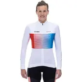 Cube Teamline Long Sleeve Jersey Blanc M Femme