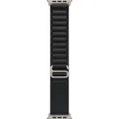 Apple Bracelet Alpine Loop pour Watch | 44/45/46/49 mm - Taille S - Black / Natural Titanium
