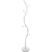 Bigbuy Portemanteau sur pied pour entrée ou couloir en métal blanc