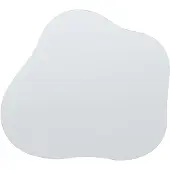 Beliani Miroir BAGNEUX Argenté