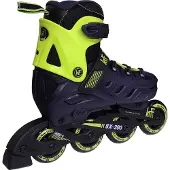 KRF Patins à roues alignées Sx-200 Bleu UE 35-38 Bleu UE 35-38