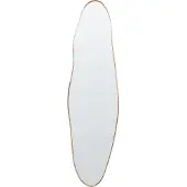 Beliani Miroir SALINS Métal Doré