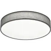TRIO LUGANO - Plafonnier - Gris - incl. 1x SMD 42 W - Télécommande - Variateur intégré - Couleur de lumière réglable en continu - Veilleuse - Fixation au plafond - Ne convient pas pour un variateur
