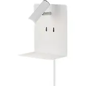 TRIO Applique murale Element avec étagère blanc mat