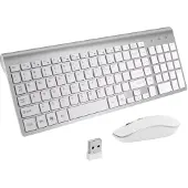 INF Ensemble clavier et souris sans fil - Argent