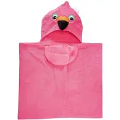 Zoocchini Serviette pour enfants Zoocchini Flamingo avec capuche - Rose