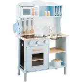 New Classic Toys - Speelkeuken - Modern - Elektrische Kookplaat - Inclusief Accessoires - Maakt Geluid