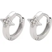 NAEMI Boucles d'oreilles argent / transparent