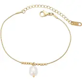 Faina Bracelet or / blanc perle