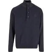 INDICODE JEANS Pull-over 'Reje' bleu foncé / noir