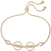 Faina Bracelet or / transparent
