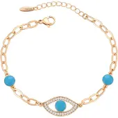 NAEMI Bracelet azur / or
