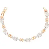 NAEMI Bracelet or rose / blanc